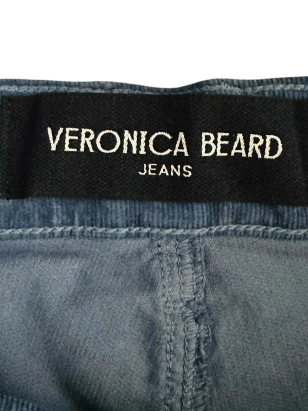 Veronica Beard Women's Size 31 Carson Ankle Flare Corduroy Bluestone Pants NEW
